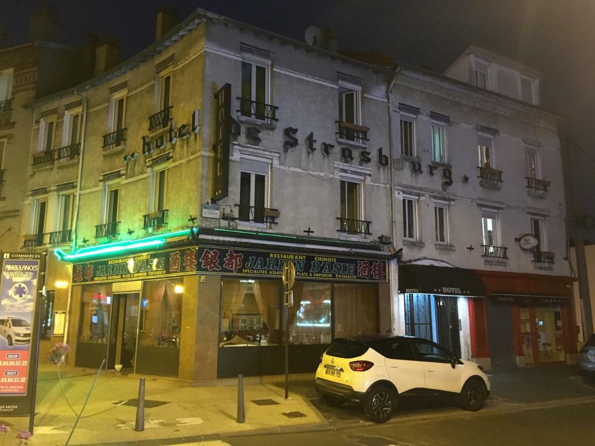 Hotel De Strasbourg Aulnay-sous-Bois Exterior foto