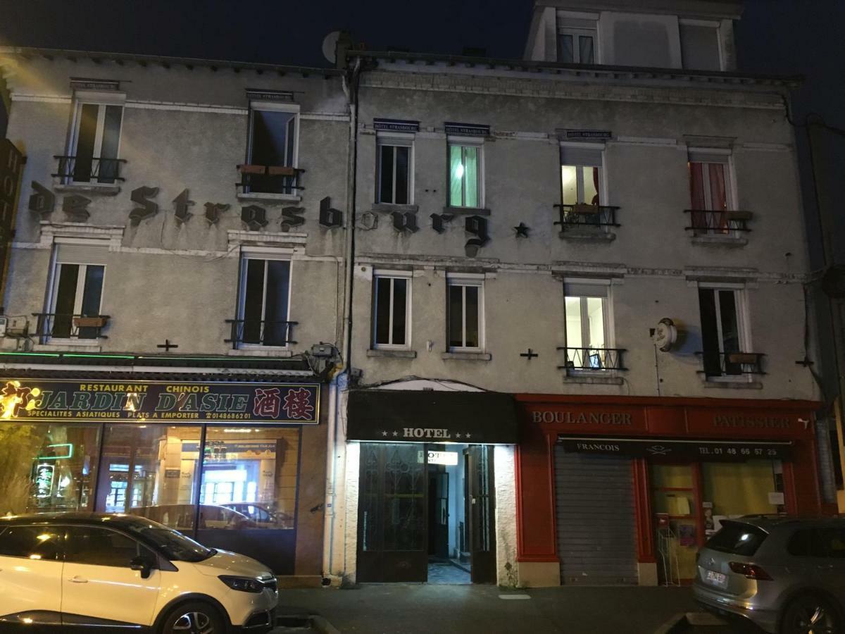 Hotel De Strasbourg Aulnay-sous-Bois Exterior foto